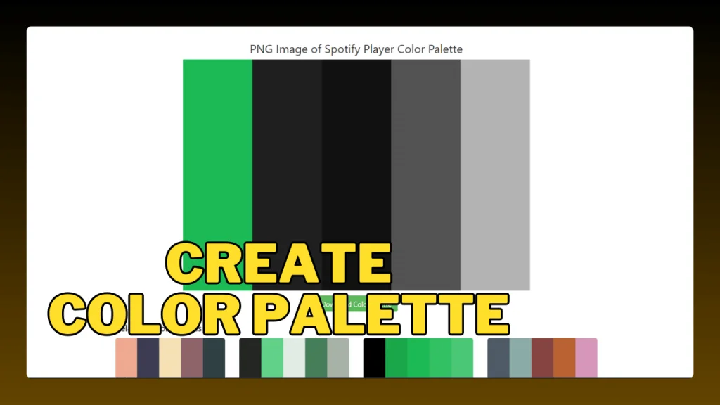 crear una paleta de colores
