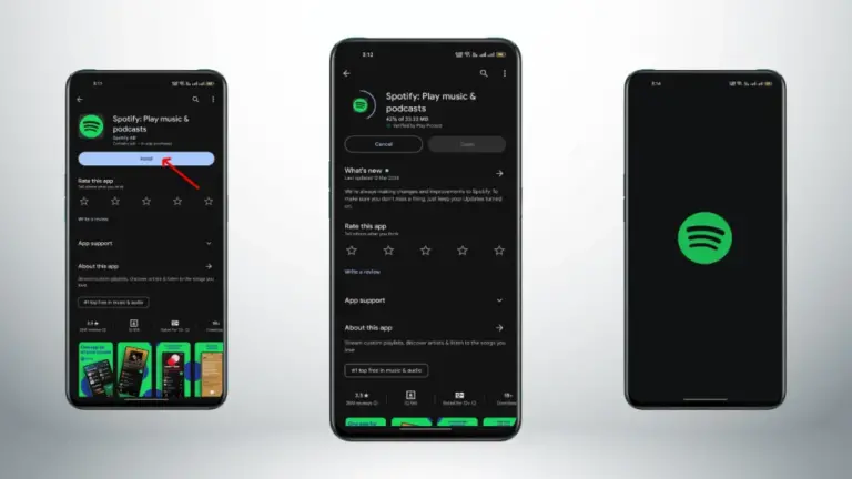 Instalar Spotify APK en un dispositivo Android

