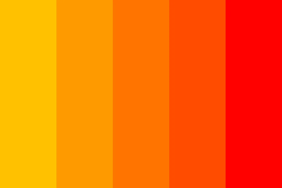 Orange-Palette