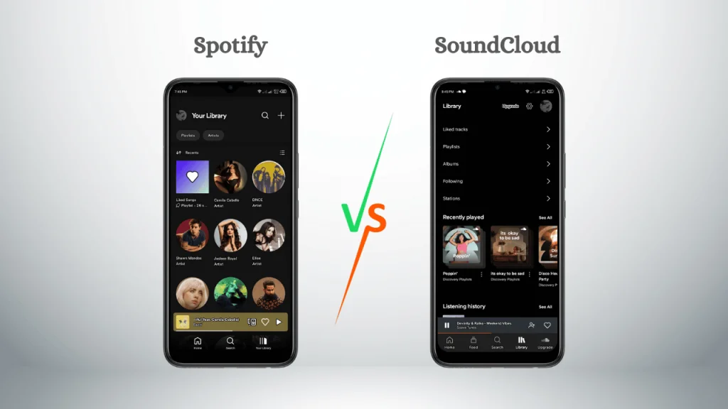 Spotify-Premium-Vs.-SoundCloud_Interfaz de usuario