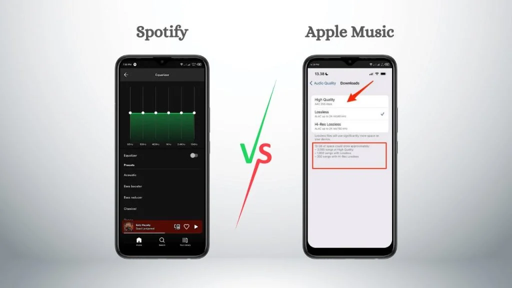 Spotify-vs-Apple-Music-Calidad de la música
