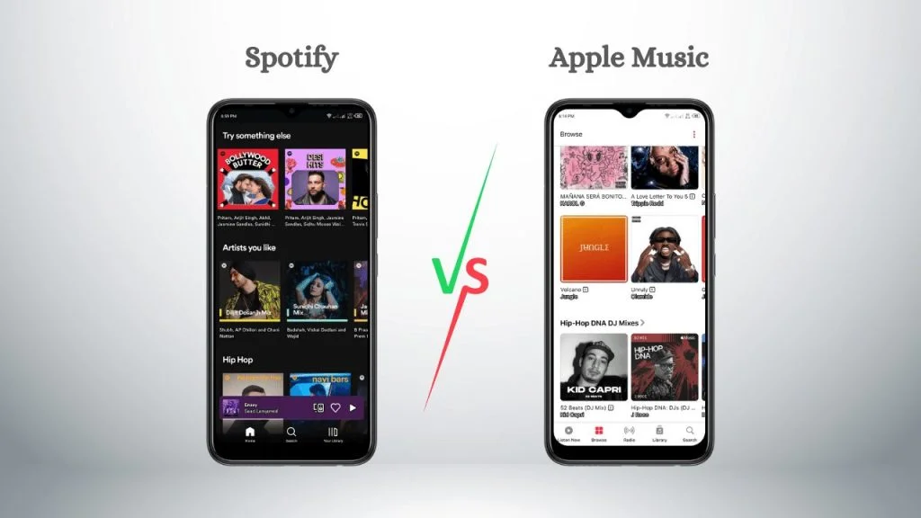 Spotify-vs-Apple-Music-Music-Biblioteca de música
