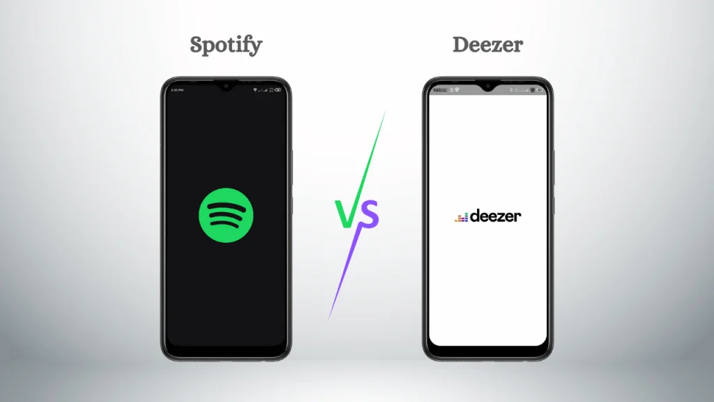Spotify-vs-Deezer_Interfaz de usuario